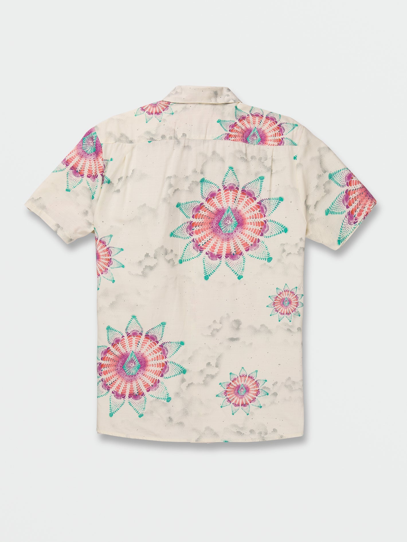 Volcom Star Shields Featured Artist Button Down Shirt - Coconut Mens Shirt