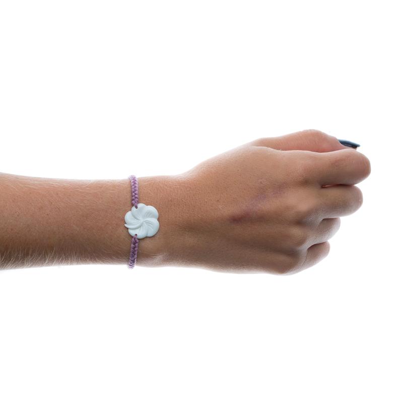 Wanderer Hibiscus Bracelet - Plum Jewelry