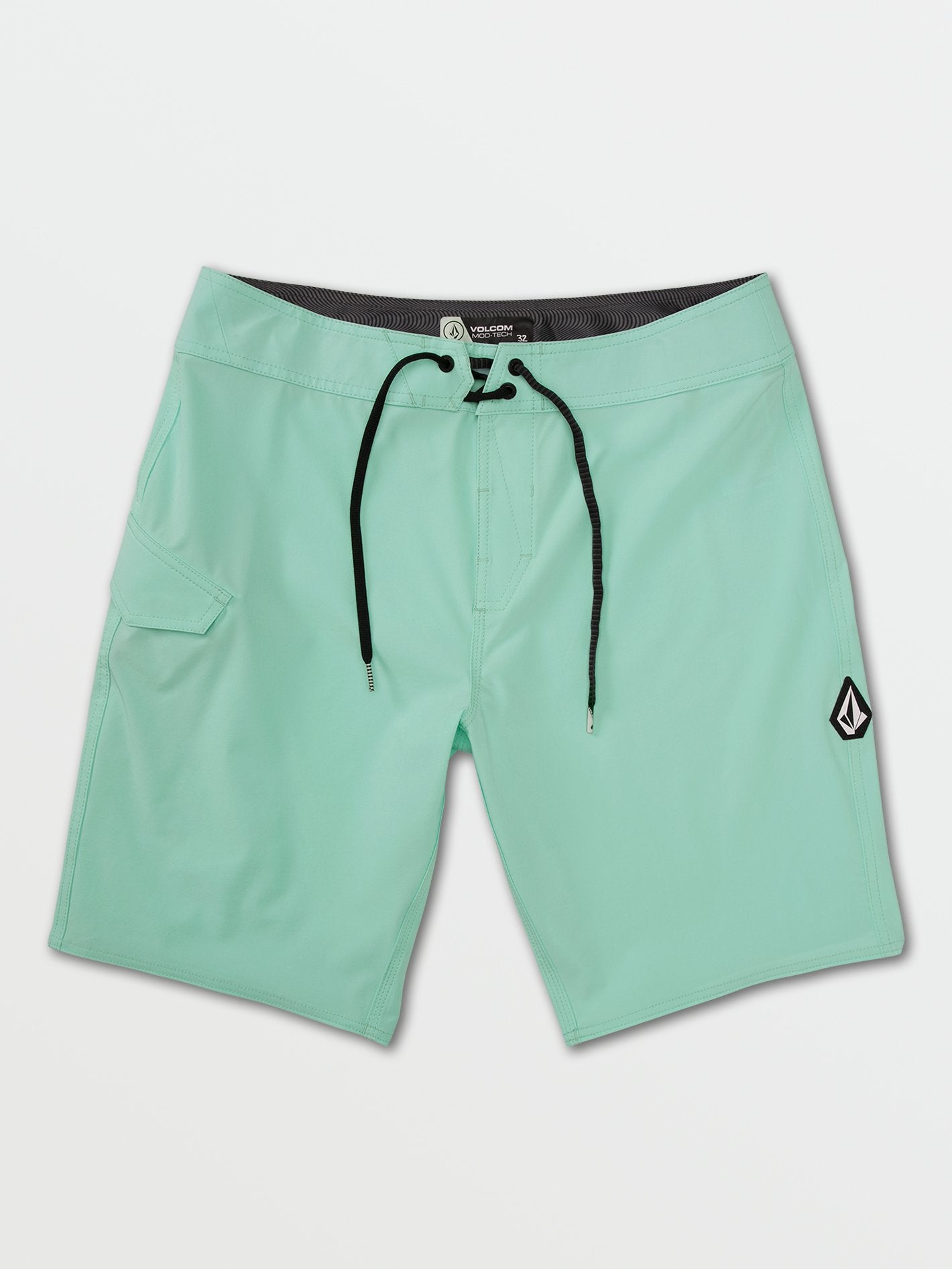 Volcom Lido Solid Mod 20" Mens Boardshorts - Aqua Splash Mens Boardshorts