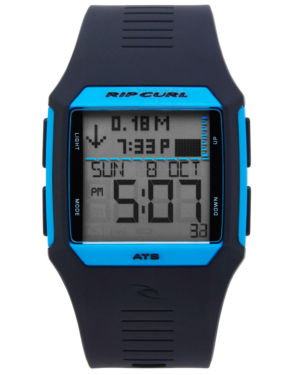 Rip Curl Rifles Tide Watch - Black Green - Black Blue - Midnight Watches Black Blue