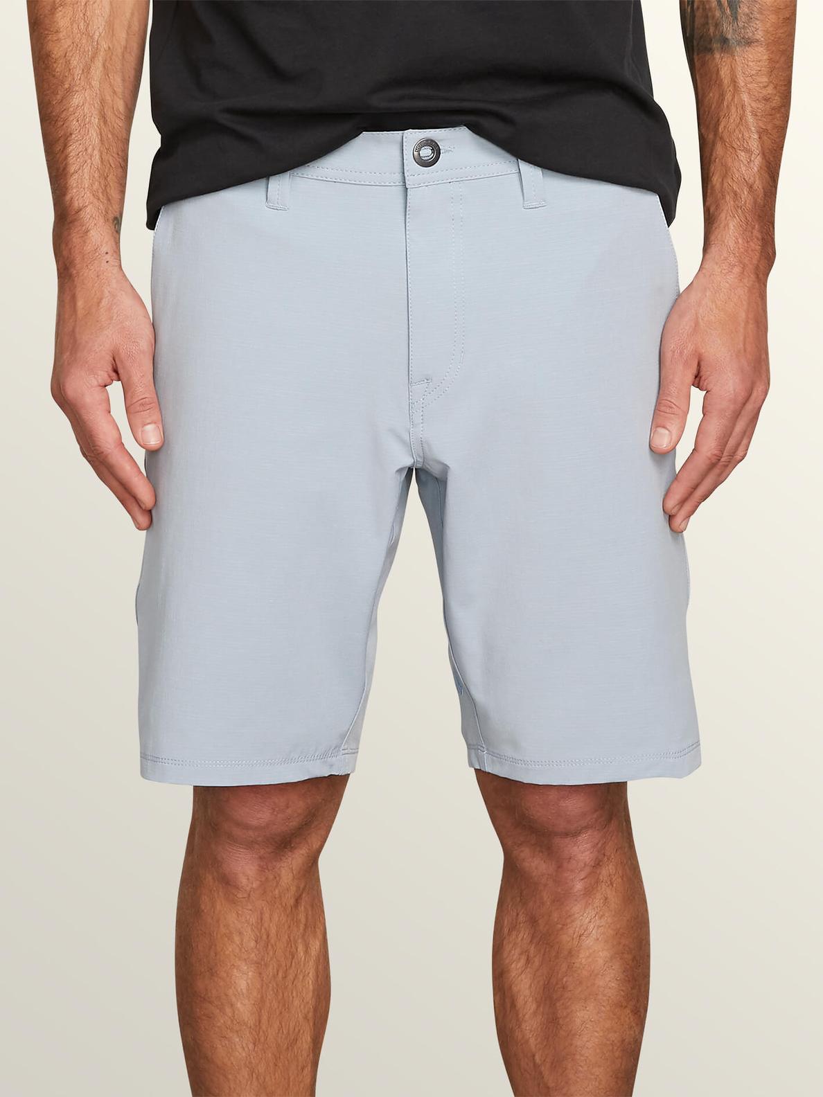 Volcom Surf N' turf Slub Hybrid Shorts - Slate Blue Mens Shorts