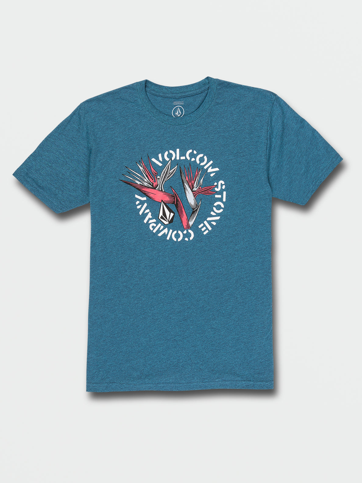 Volcom Pairodice Mens SS T Shirt - Royal Heather Mens T Shirt