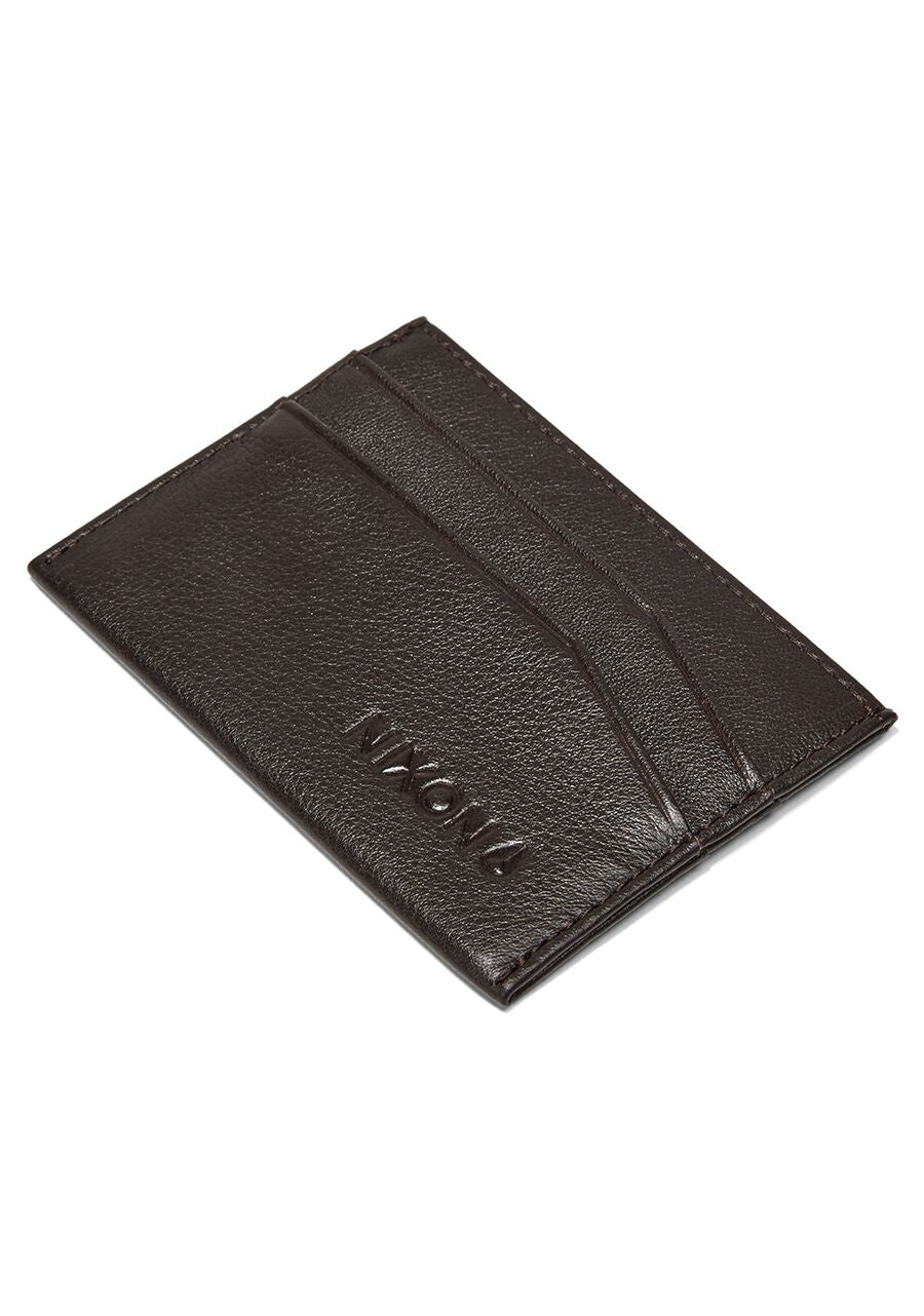 Nixon Fiaco Leather Card Wallet wallet Brown