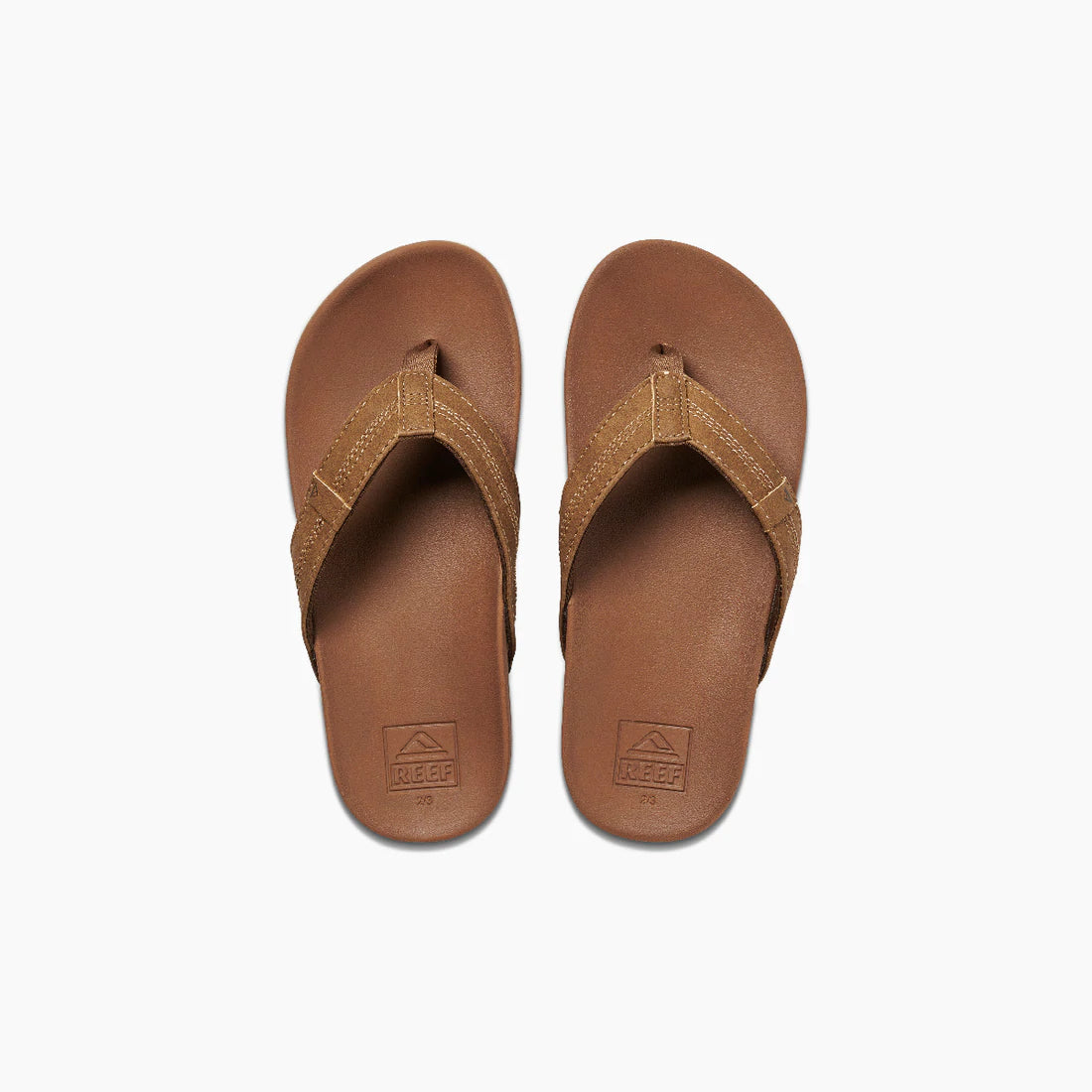 Reef Kids Cushion Phantom Sandals - Tan youth footwear