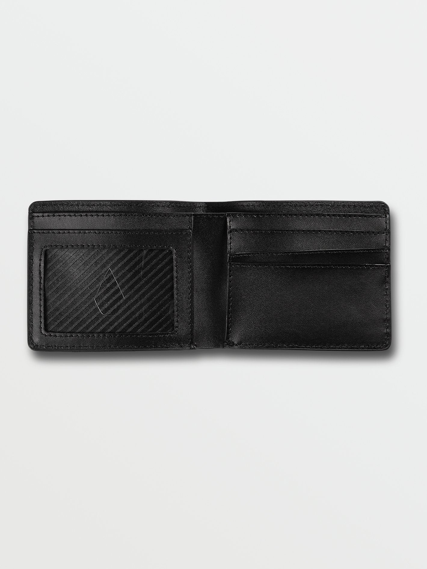 Volcom Evers Bifold Leather Wallet - Black wallet