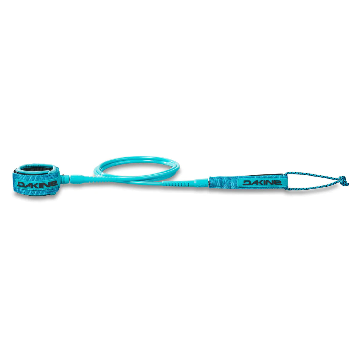 Dakine Kainui Team 8' x 1/4" Surfboard Leash Surf Leash Aqua Blue