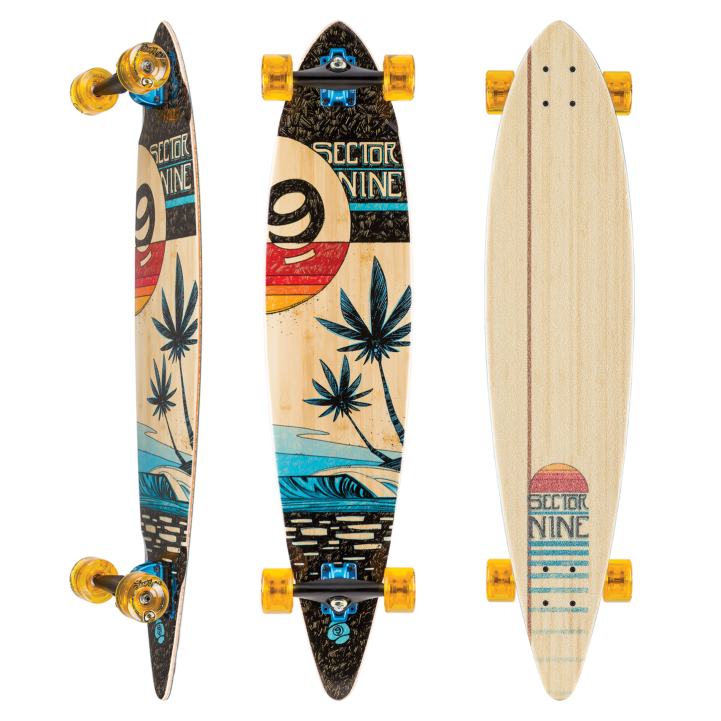Sector Nine Eclipse Bonzai Complete Longboard Skateboard Longboard Skateboard