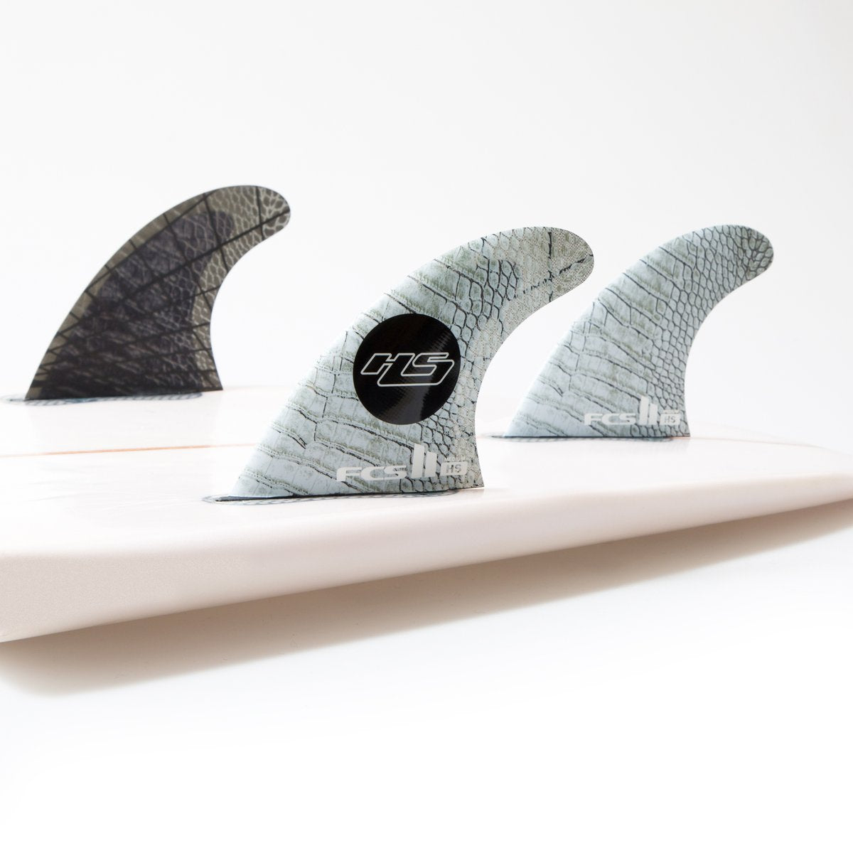 FCS II Hayden Shapes Performance Core Carbon Fins- Tri Quad - Medium Fins