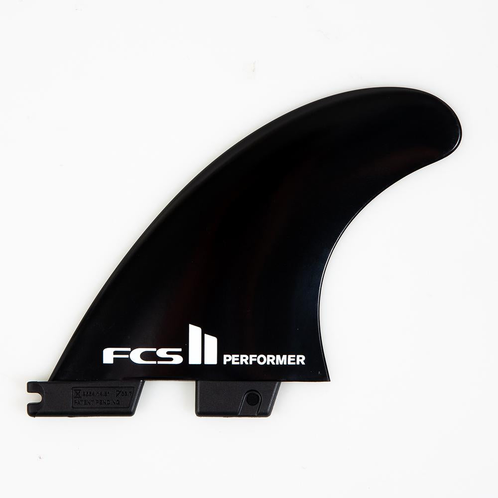 FCS II Performer Medium Tri Fins - Black Fins