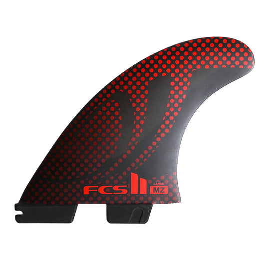 FCS II Sharp Eye Marcio Zouvi PC Red Tri Set Surfboard Fins Fins