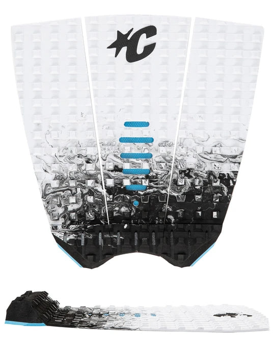 Creatures of Leisure Mick Fanning Performance Traction Traction Pad White Black Fade