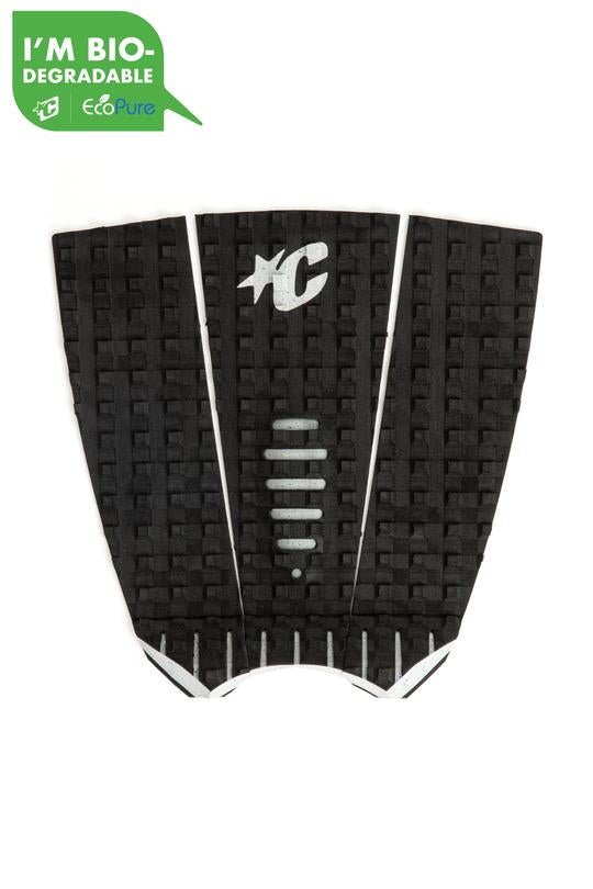 Creatures Of Leisure Mick Fanning Performance Signature Traction Pad - Black Cyan - Eco Pure Biodegradable Traction Pad Eco Pure Bio degradable