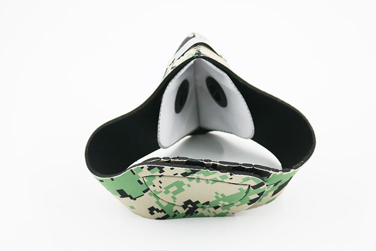 Face Mask with KN95 removable filter and exhale valves - Digital Green Camo Face Mask