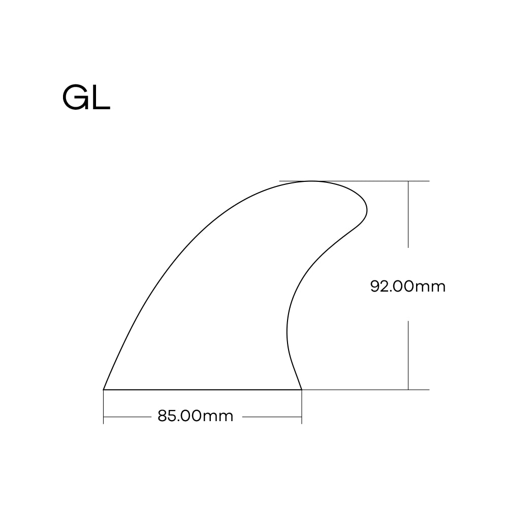 Surboard fins FCS2 GL Double Tabs 2 fins Double Tabs 2 Twin fin set Fins