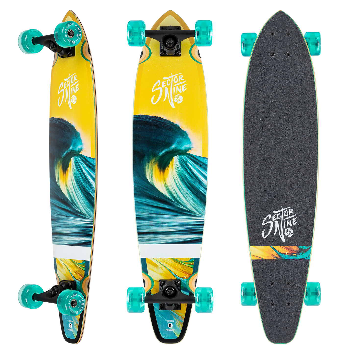 Sector 9 Highline Shine 34.5" x 8.0" Complete Longboard Skateboard Longboard Complete