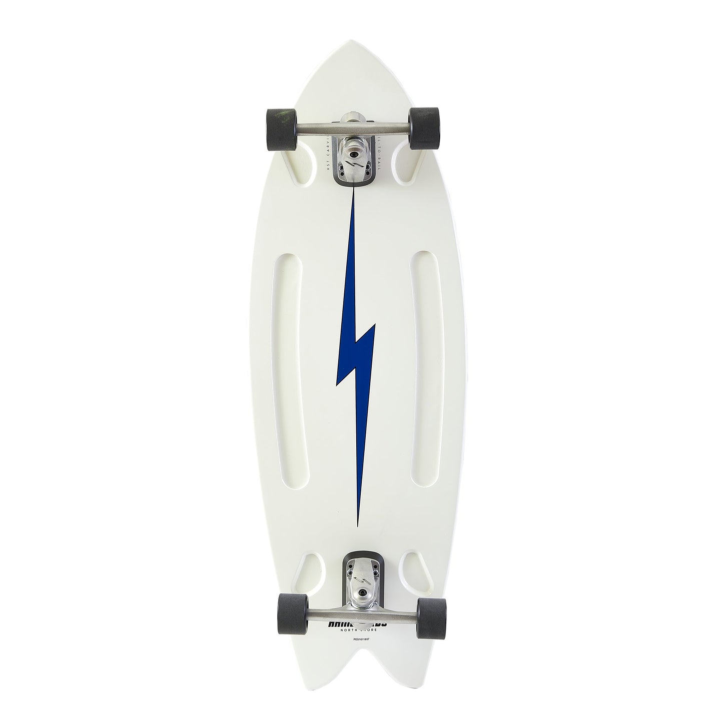 Hamboards Pescadito North Shore White 43" Skateboard Skateboard