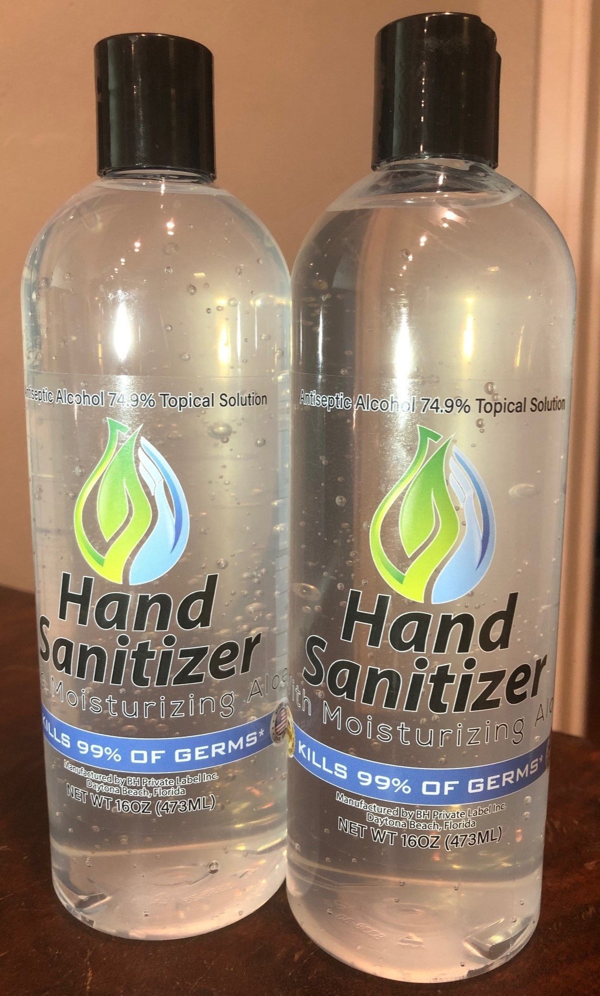 Sanitizer Gel Made in the USA 74.9% Alcohol w/ Moisturizing Aloe 4oz 16oz Hand Sanitizer