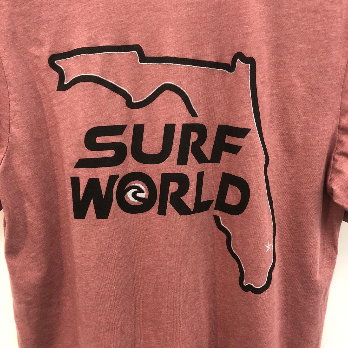 Surfworld Florida Lines Tee - Mauve Heather Mens T Shirt