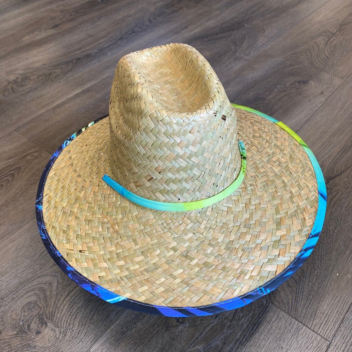 Lifeguard Hat - Goldcoast - Kenny Palm Straw Hat - Natural Lifeguard Hat