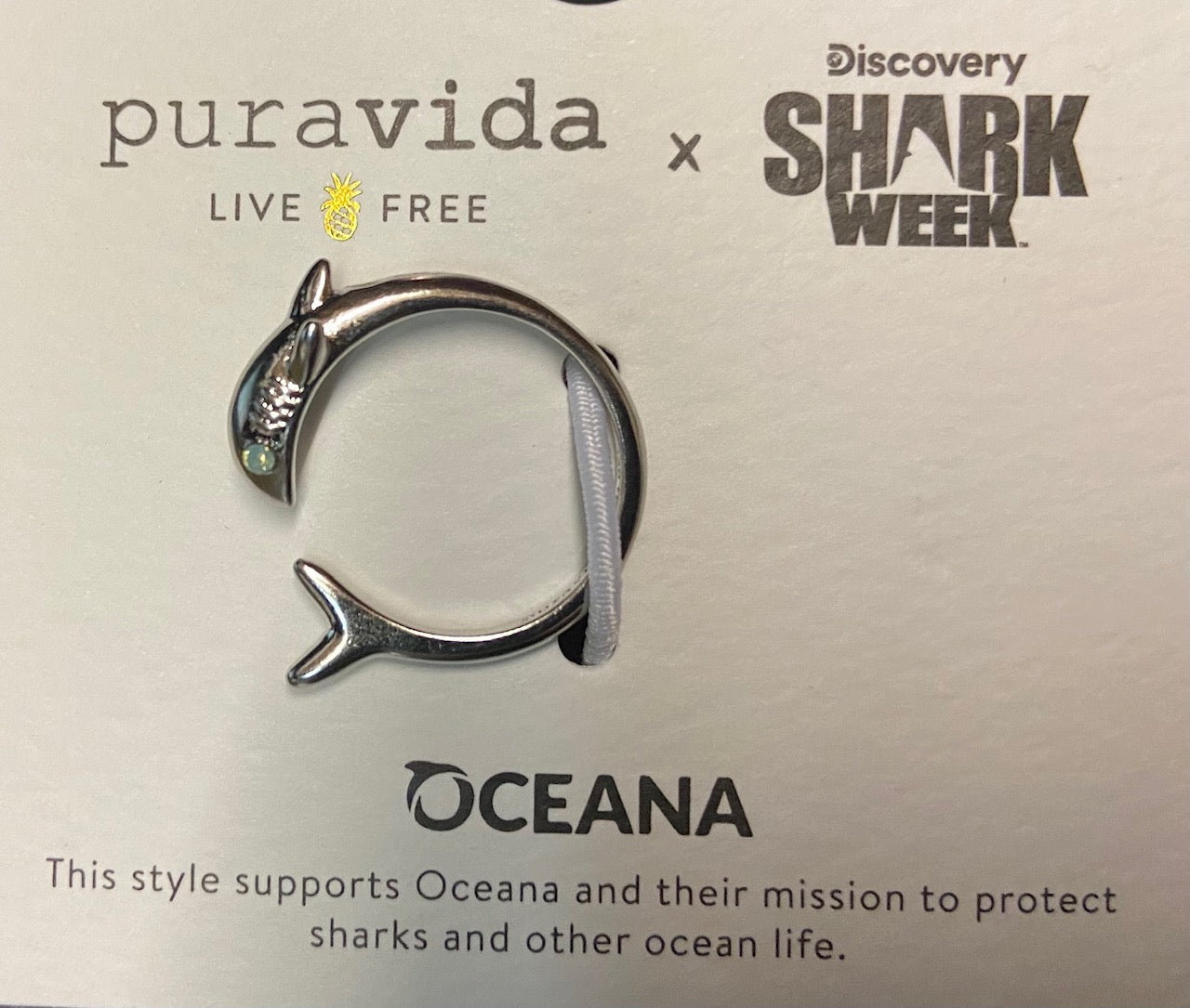 Pura Vida Oceana Shark Week Ring Jewelry