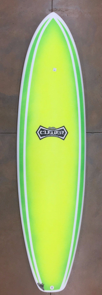 Clever 7"0 Funshape Breen Airbrush Color Futures Tri 4914 surfboard