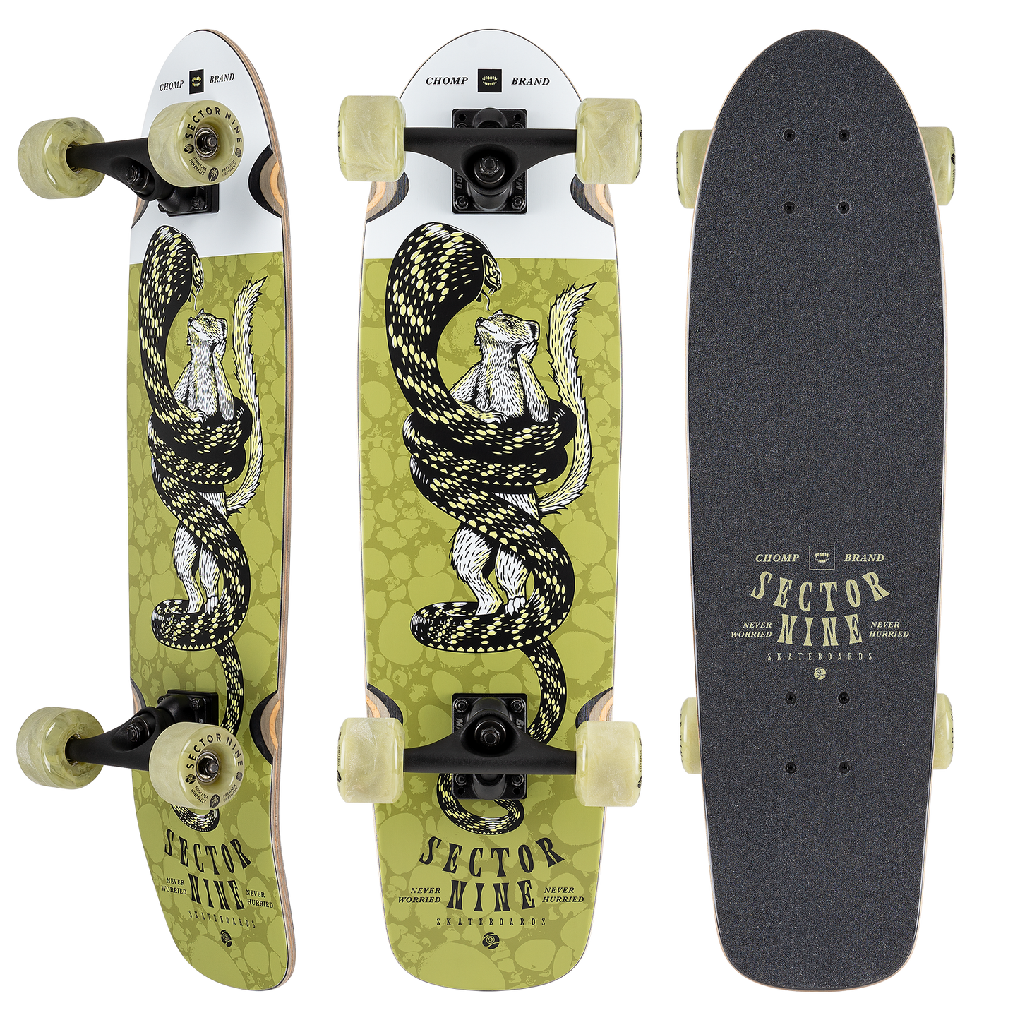 Sector 9 Jammer Cobra 28.5" x 7.875"Complete Skateboard Longboard Skateboard