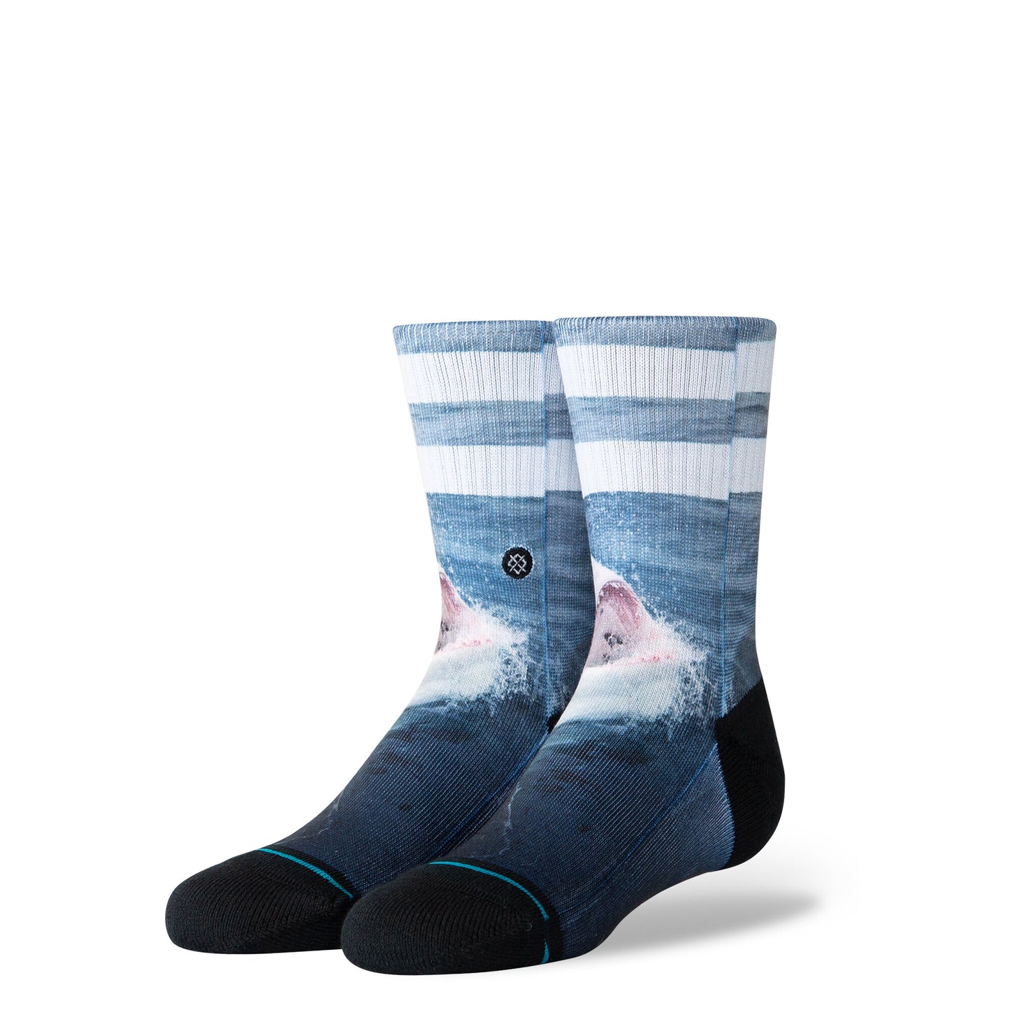 Stance Shark Bait Kids Socks - Black Boys Socks