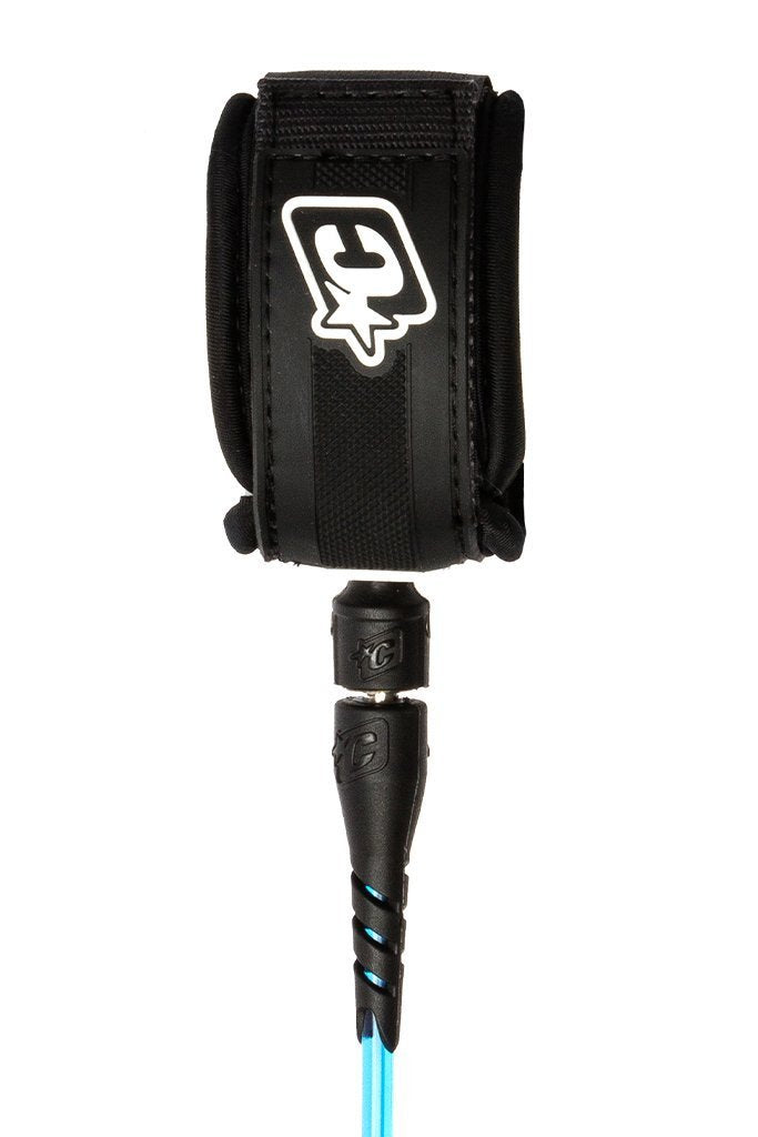 Creatures Of Leisure Longboard 9' Leash Ankle Surf Leash BLUE BLACK