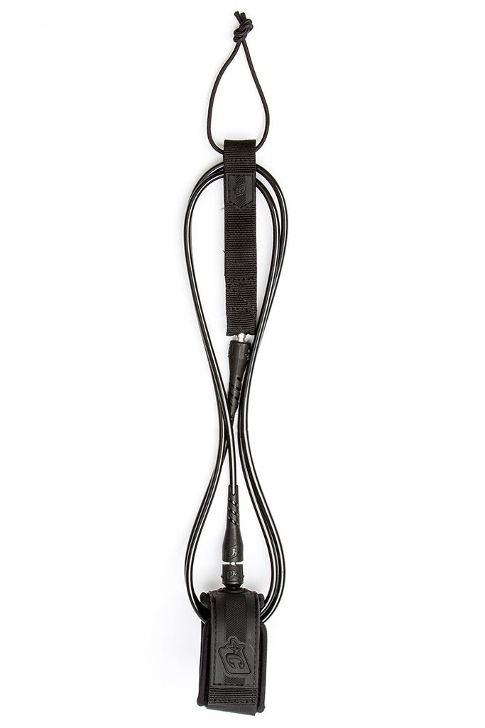 Creatures of Leisure Lite 6' Leash 6' x 3/16" - Multi Colors Surf Leash BLACK BLACK