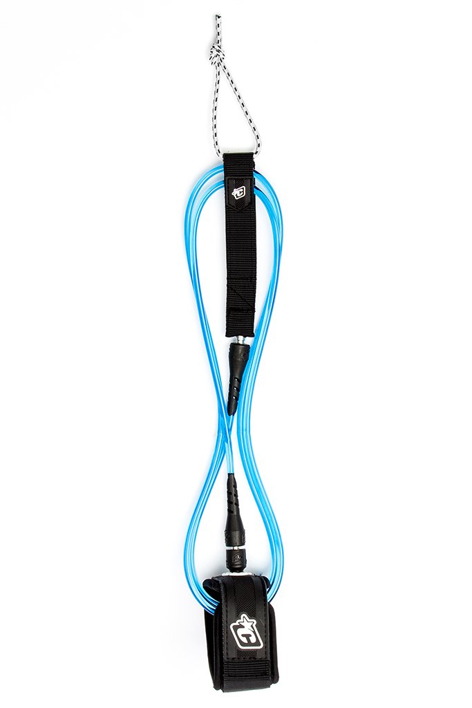 Creatures Of Leisure Pro Surf Leash 6' x 9/32" Multiple Colors Surf Leash BLUE BLACK