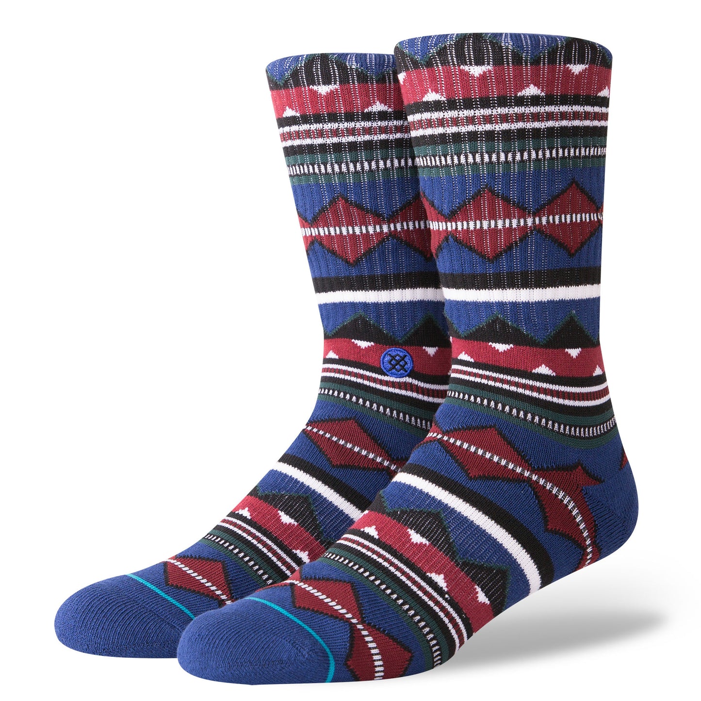 Stance Kern Socks - Multi - Navy - Size 9 -12 Socks Navy