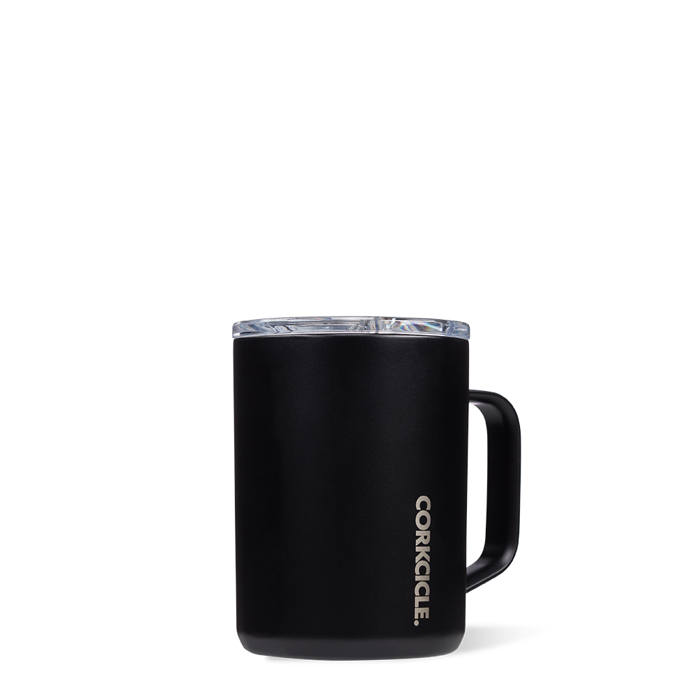 Corkcicle Triple Insulated Coffee Cup 16oz Cup - Matte Black Drinkware