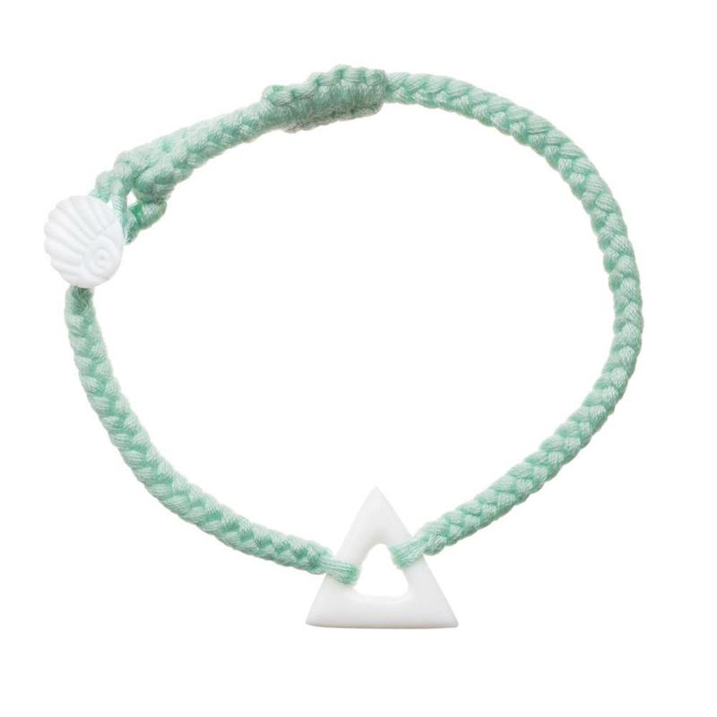 Wanderer Bracelet Triangle - Seafoam Jewelry