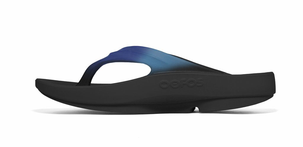 Oofos OOlala Womens Sandals Recovery Footwear - Blue Jay Womens Footwear