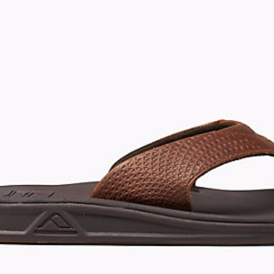 Reef Rover LE Brown Leather Upper Men's Sandals - BRO Mens Footwear