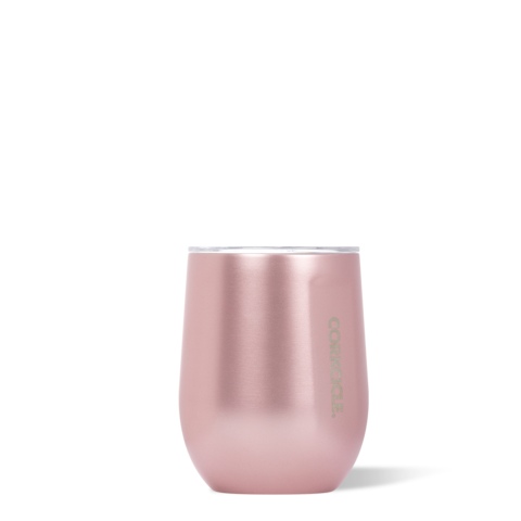 Corkcicle Stemless Wine 12oz Drinkware Drinkware Rose Metallic