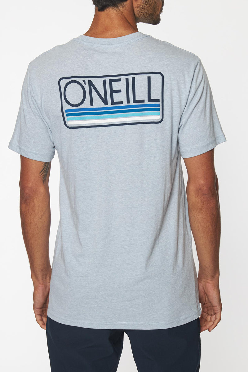 Oneill Headquarters Men's Tee Shirt - Light Indigo Mens T Shirt