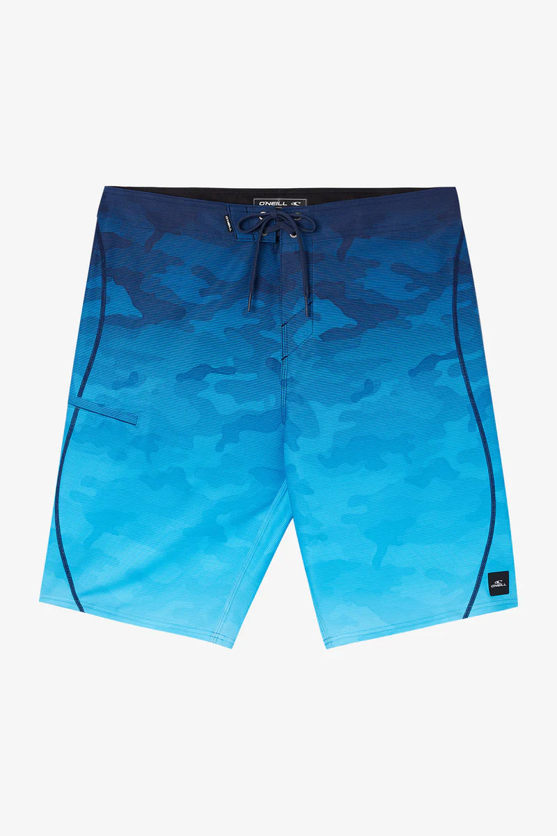 O'Neill Boys Hyperfreak S Seam Fade Boardshorts - Blue Boys Boardshorts