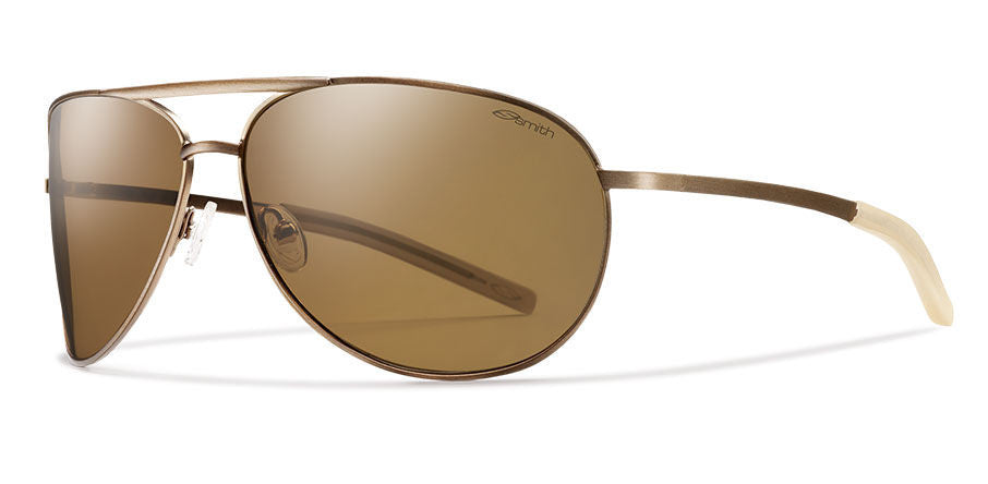 Smith Serpico Slim w/ Carbonic Polarized Lenses Sunglasses Matte Desert Sunglasses