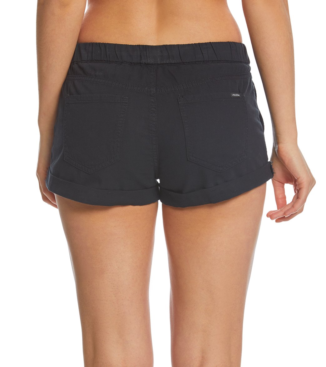 Volcom Sunday Strut Womens Short - Ink Black Womens Short
