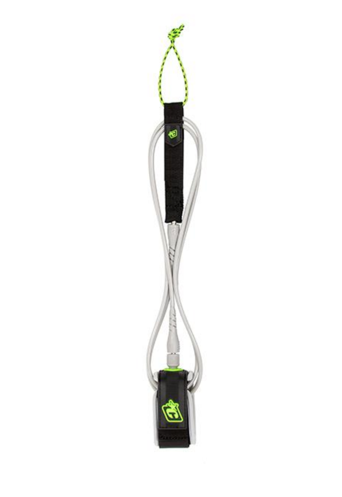 Creatures of Leisure Lite 6' Leash 6' x 3/16" - Multi Colors Surf Leash Grey Black