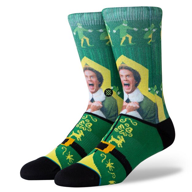 Stance I know Him Elf Socks - Green L 9 -12 Socks