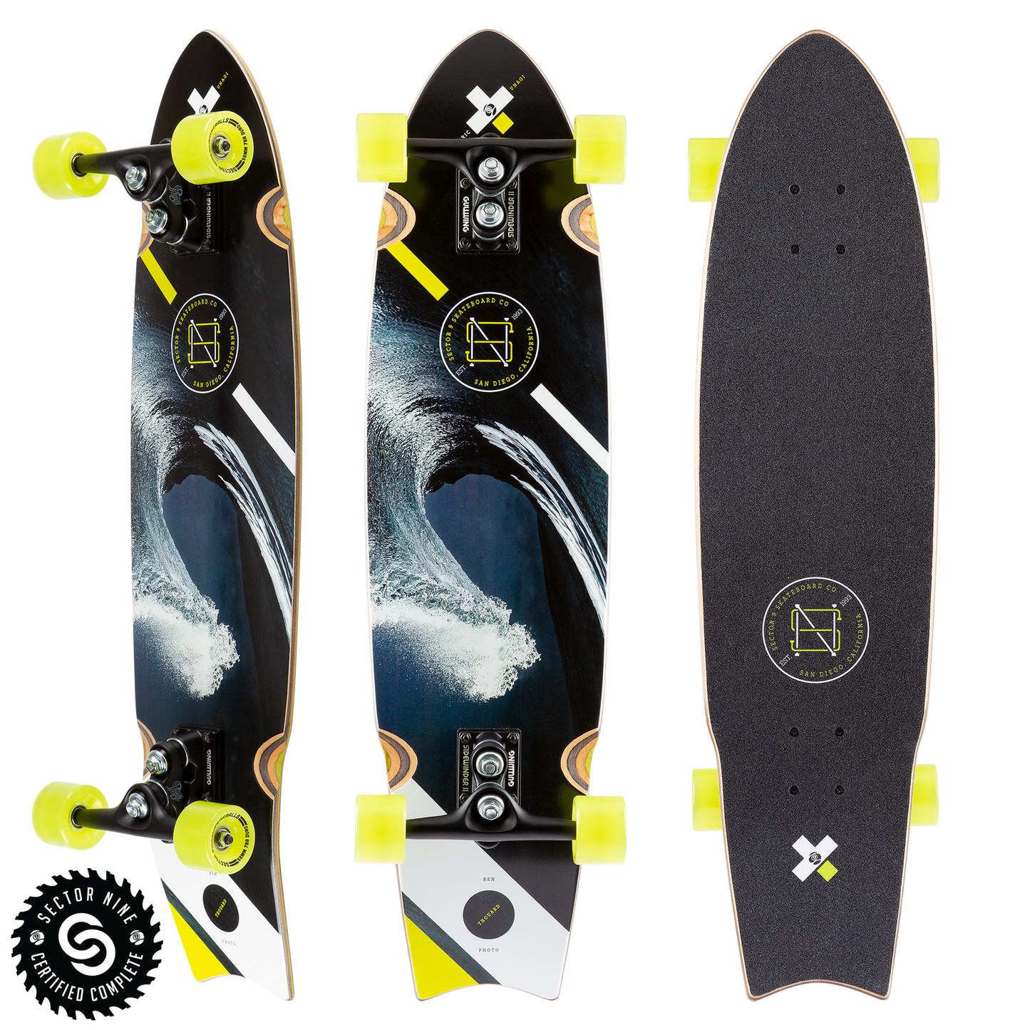 Sector 9 Electro Unagi 34.5" Complete Cruiser Skateboard Longboard Skateboard