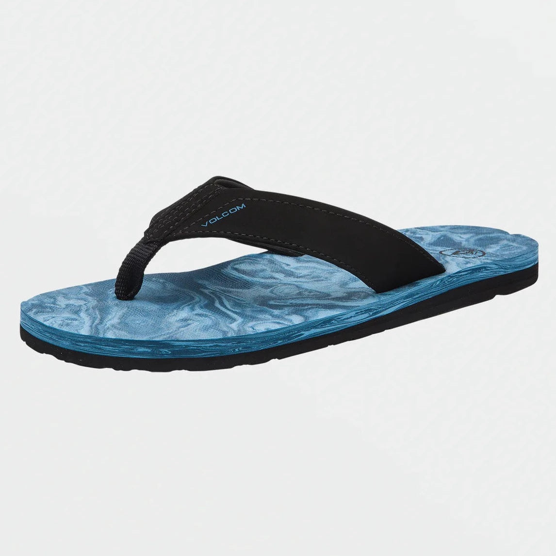 Volcom Men's Victor Sandal - Aged Indigo Swirl Mens Footwear