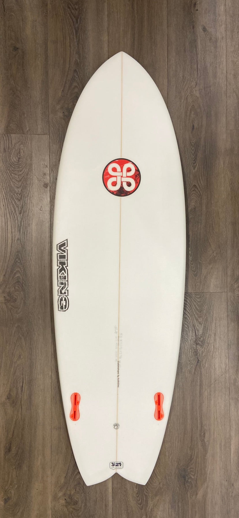 Viking Surfboards 6'0 Twin Fin Fish Epoxy Surfboard Surfboard