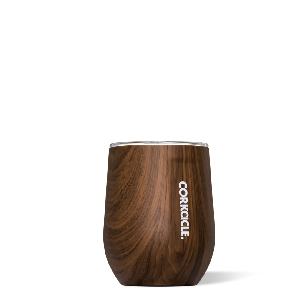Corkcicle Origins Stemless 12oz Cup - Walnut Wood Drinkware