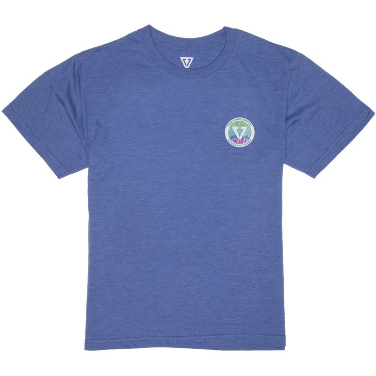 Vissla Whirlwind Boys T Shirt - Royal Heather Boys T Shirt