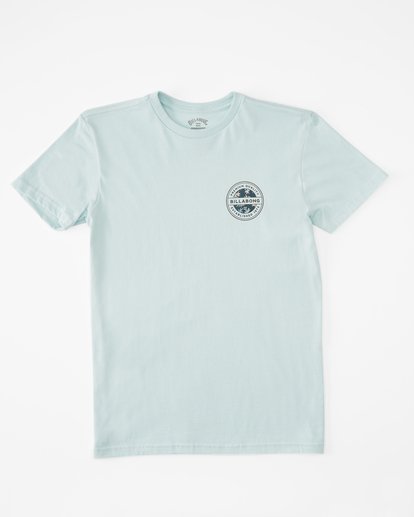 Billabong Rotor Fill Boys SS T Shirt - Coastal Blue Boys T Shirt
