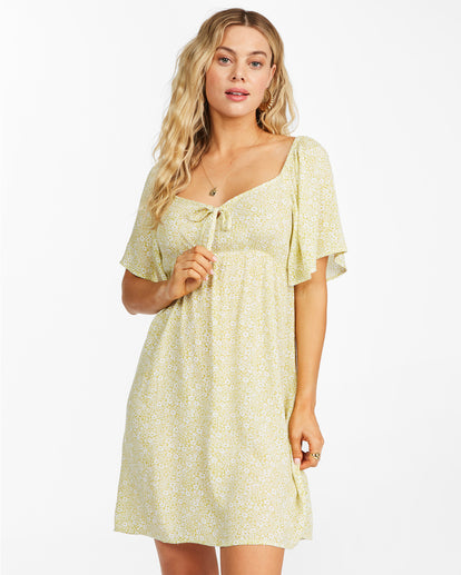 Billabong Secret Garden Dress - Lime womens dress