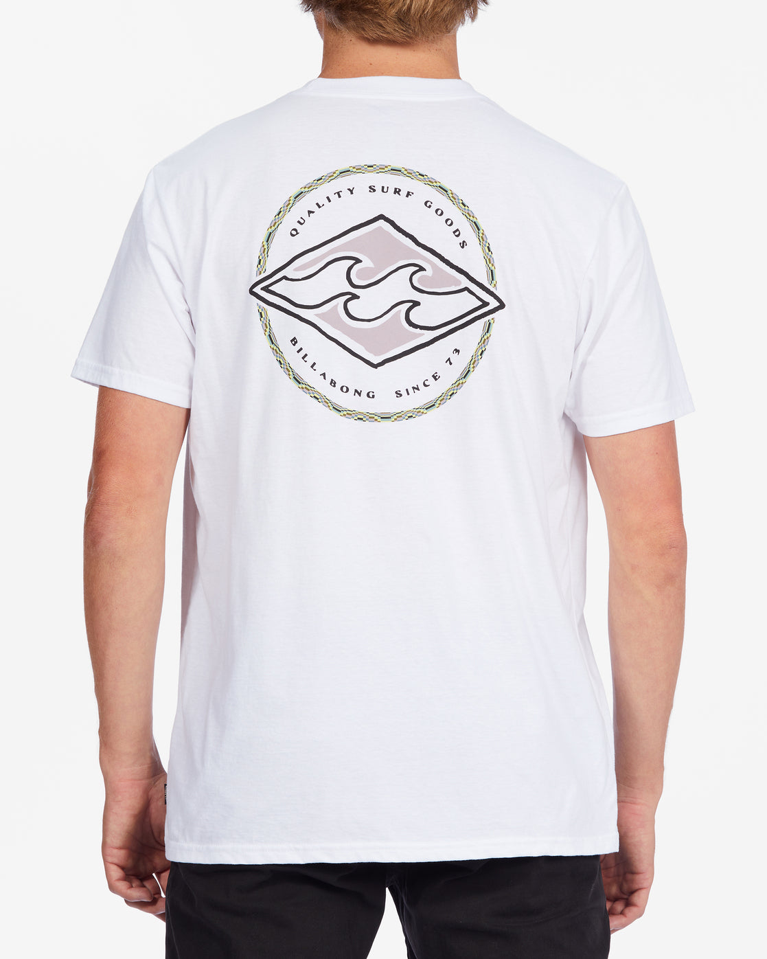 Billabong Rotor Diamond Tee - White Mens T Shirt